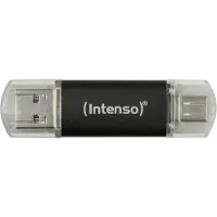 Intenso Twist Line, 256 GB, USB Type-A / USB Type-C, 3.2 Gen 1 (3.1 Gen 1), Suojus, 9 g, Antrasiitti (3539492)