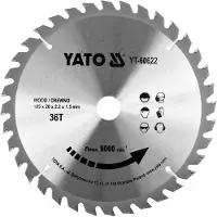 YATO Pyöröterä YT-60622; 185 mm; 20 mm; Z36