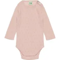 FUB Body p/h - Joustinneule - Pointelle - Villa - Pale Rose - - 1½ v (86) - Bodyt P/H