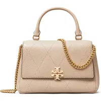 Tory Burch Mini Charlie Quilted Top-Handle Crossbody -laukku