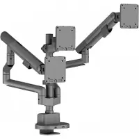 MaxMount Kolmonen Näyttövarsi USB-A- ja USB-C-Portilla - 17-27"