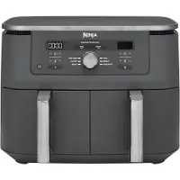 Ninja Dual Zone Max kiertoilmakypsennin DZ400EU (tummanharmaa)