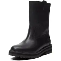 Timberland for woman. TB0A2R5XW021 Britton Drive black leather boots (40 W), Flat, 1 to 3 cm, None, Casual