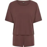 LASCANA Pyjamashortsit suklaa