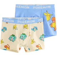 Lindex Alushousut 'Pokemon' vaaleabeige / vaaleansininen