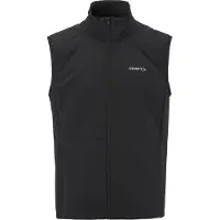 Craft Men's Adv Essence Warm Vest 2 Black Vuorittomat liivit M