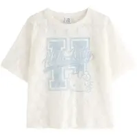 Lindex Hello Kitty Lace Top - Cream - 158/164