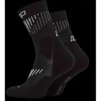 Cep Core Run Merino Socks, Mid Cut, 3.0 - Black - II