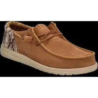 HEY DUDE Wally Funk Teton Suede - Brown - 42