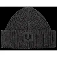 Fred perry Cotton Ribbed Beanie - Khaki green - ONE SIZE