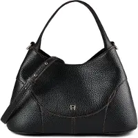 Etienne aigner Hazel Käsilaukku Nahka 30 cm Musta