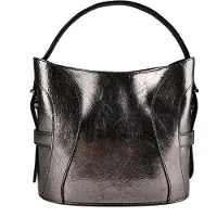 Etienne aigner Deborah Käsilaukku Nahka 20 cm Hopeanvärinen