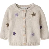 Name it Nbfnanny Ls Knit Card - Beige - 50