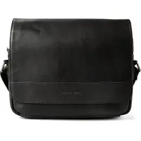 Greenburry Fiorentina Crossbody-laukku Nahka 33 cm Musta