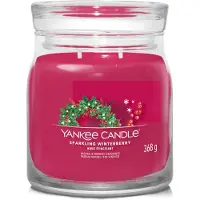 Yankee candle Signature Medium Jar Sparkling Winterberry 368g