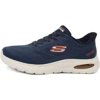 SKECHERS Matalavartiset tennarit 'SKECH-AIR SUMMITS' laivastonsininen / oranssi / valkoinen