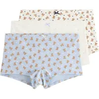 Lindex 3-Pack Boxer Briefs - Cream - 158/164