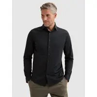 Vanguard Paita 'Elevated Knit shirt with widespread collar' tummansininen