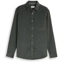 Tom Tailor Soft Corduroy Shirt - Khaki green - XXL