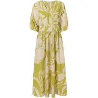 TATUUM Mekko beige / vaaleanvihreä