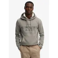 Superdry Collegepaita '1954' tummanharmaa / meleerattu harmaa