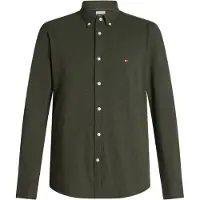 Tommy Hilfiger Knitted Shirt Sf - Khaki green - XL