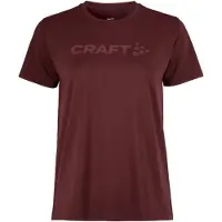 Craft Essence Logo Tee 2 W Dk Fig - S