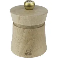 Peugeot Baya Salt Mill in Wood Natural 8 cm