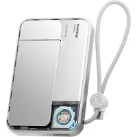 Sharge ICEMAG 3 Qi langaton magneettinen varavirtalähde 10000 mAh - valkoinen