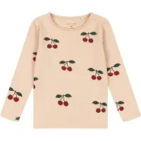 Konges Sløjd Ella Pitkähihainen T-paita Ma Grande Cerise Ma Grande Cerise-2Y Punainen 2 vuotta Tytöt
