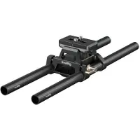 SmallRig 6761 Arca-Type Mount Plate with 15mm Dual Rod Clamp