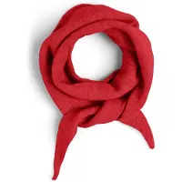 Pieces Pckomma Triangle Scarf Noos Bc - Red - ONE SIZE