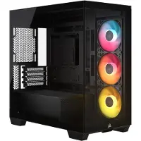 Corsair 2800X RS-R ARGB, Midi Tower, PC, Musta, Mini-ITX, mikro ATX, Ruostumaton teräs, Muovi, Karkaistu lasi, Pelaaminen (CC-9011347-WW)