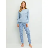 Calida Pyjama laivastonsininen / vaaleansininen / tummankeltainen