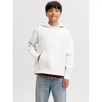 Jack & Jones Jjebarron Sweat Hood Noos Jnr - White - 140