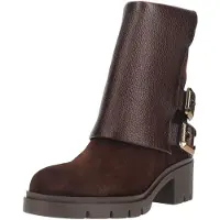 Hispanitas for woman. HI265074 Brown leather ankle boots Chicago (41), 3 to 5 cm, Casual