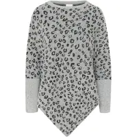 Kaffe Kamolly Poncho - Grey - ONE SIZE