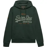 Superdry Vl Heritage Relaxed Hood - Green - L