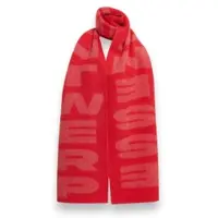 Essentiel Antwerp for woman. KRISIS Red Krisis Logo Scarf (OSFA), Casual, Wool