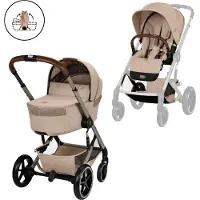 Cybex Yhdistelmävaunut + Fold Cot, Almond Beige