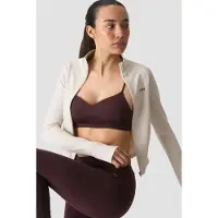 ICANIWILL Smooth Seamless Zip Jacket Light Beige
