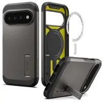 Spigen Google Pixel 11 Pro XL Tough Armor Mag -kotelo - Asemetallin Harmaa