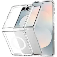 Tech-Protect Samsung Galaxy Z Flip8 Flexair Magneettinen Hybridikotelo - Läpinäkyvä