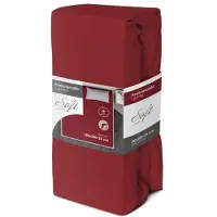 Hobby Hall Faro joustokulmalakana Jersey SOFT, 180x200 cm, 100 % puuvillaa, 25 cm, punainen