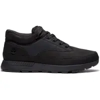 Timberland for man. TB0A5PWKW051 Euro Grid Mid Leather Sneakers black (42), Flat, Nubuck, Laces, Casual