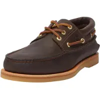 Timberland Mokkasiinit 'CFTB Boat Shoe DK BRN F Grain' ruskea