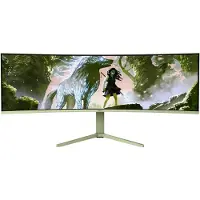 AROZZI Nova 49” Curved, 124,5 cm (49"), 5120 x 1440 pikseliä, Dual QHD, LED, 4 ms, Vihreä (AZ-NO-49TUW165-FST)