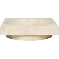 Ferm Living Hew Low Centrepiece - Travertine