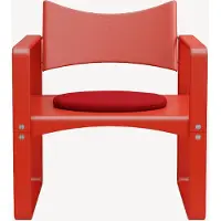 Verpan Series 270 F Nojatuoli - Nojatuolit Koivuvaneri Brown red - 147399