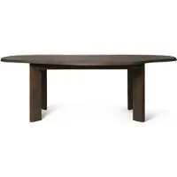 Ferm Living Tarn ruokapöytä 118,5x220 cm Pimeäksi värjätty pyökki